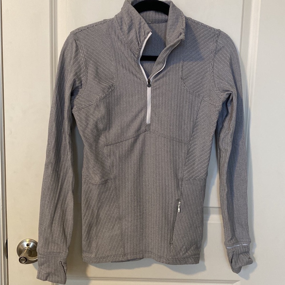Lululemon Half Zip Harringbone